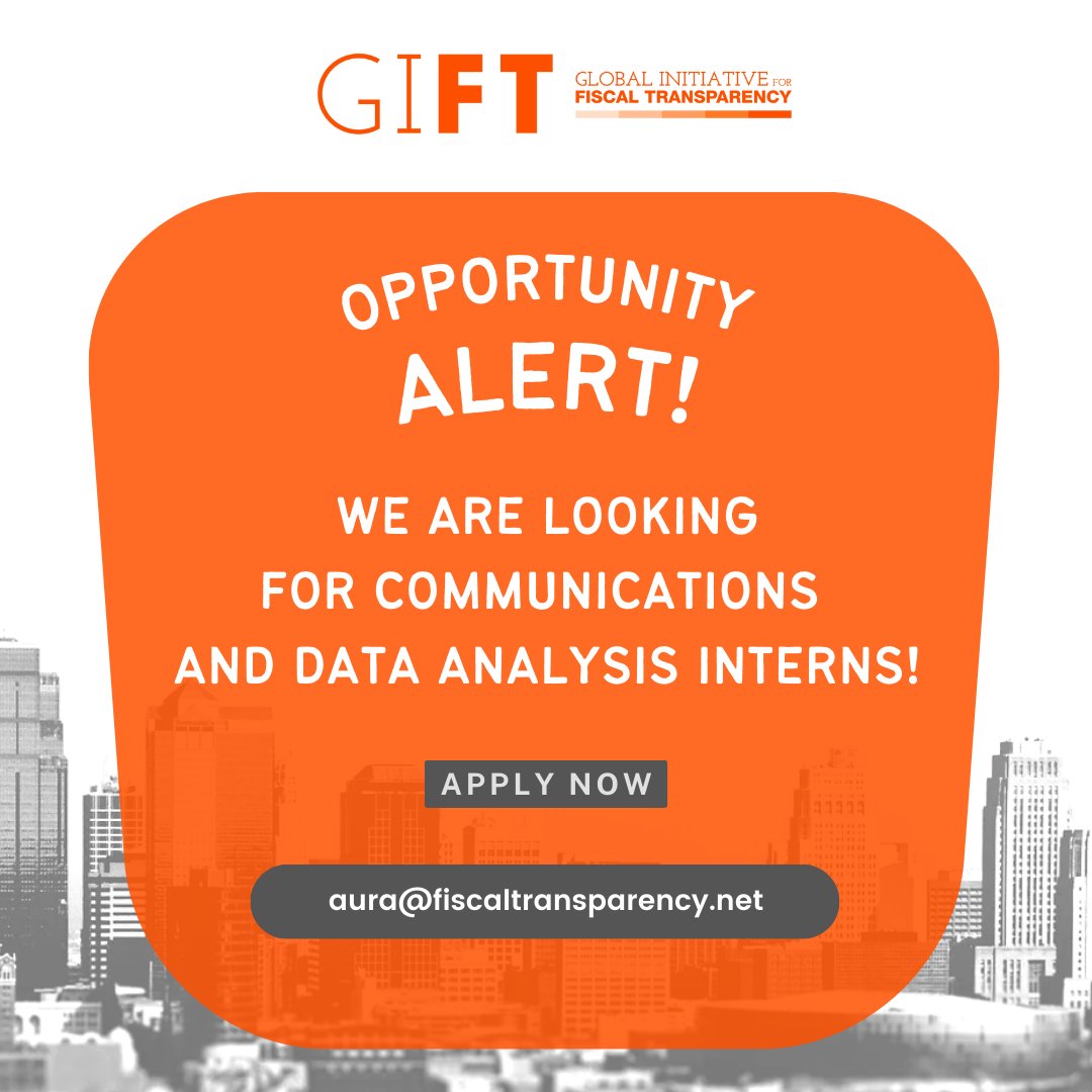 1/ OPPORTUNITY ALERT! We are looking for Communications and Data Analysis INTERNS!