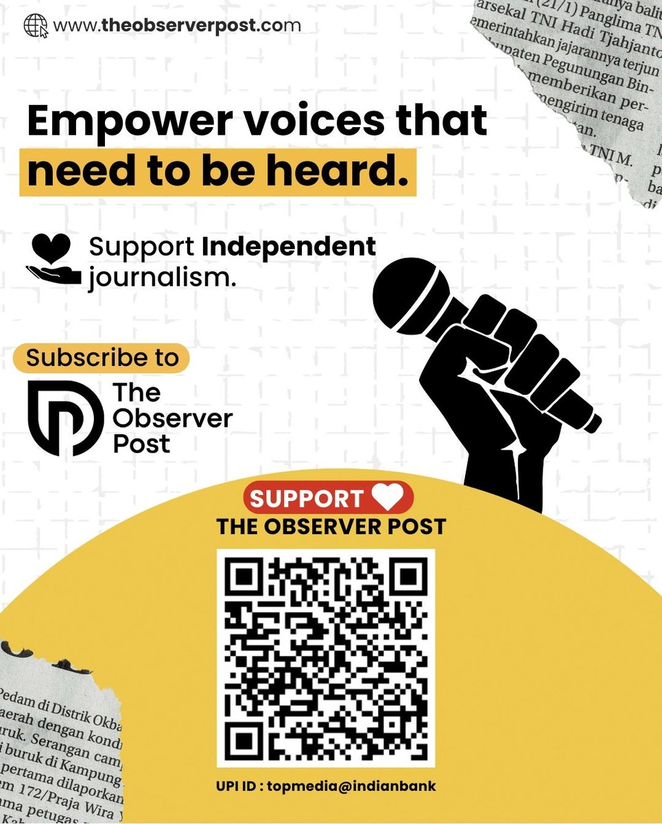 We've received numerous suggestions to establish a monthly fundraising target to ensure the sustainability and continuous operation of The Observer Post. For those interested in contributing, you can support us by subscribing through the 'support us' option on our website or by…