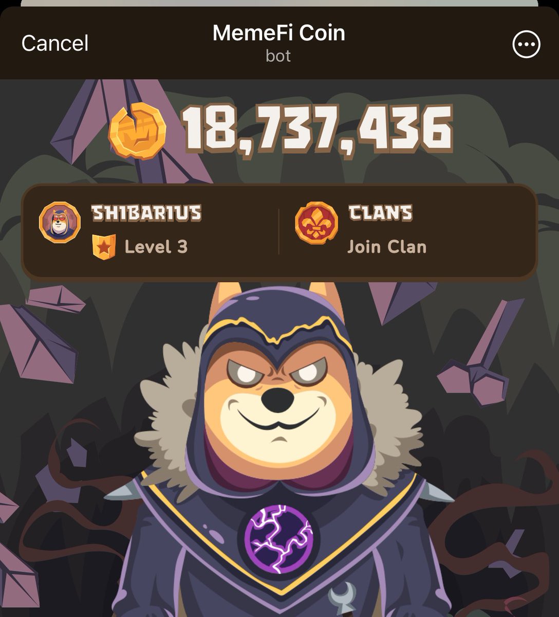 How many legend here have killed SHIBARIUS . This guy no wan die  for my hand .

If you just started following me read below 👇 

MEMEFI AIRDROP CONFIRMED ✅

If you missed being early for Notcoin, get positioned for #Memefi

You're still EARLY 🥂

 @memeficlub  launched a game