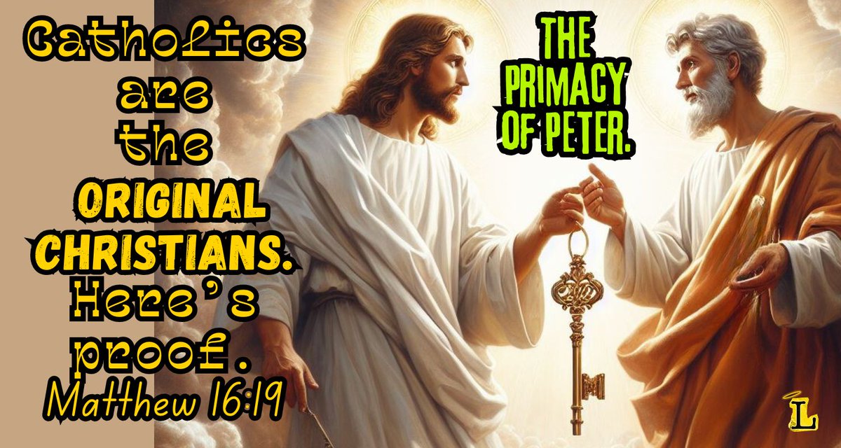 'Oh, you're Catholic. I'm Christian.'
Oh, you're misinformed....
#CatholicTwitter #StPeter #primacyofpeter #Catechism #Bible