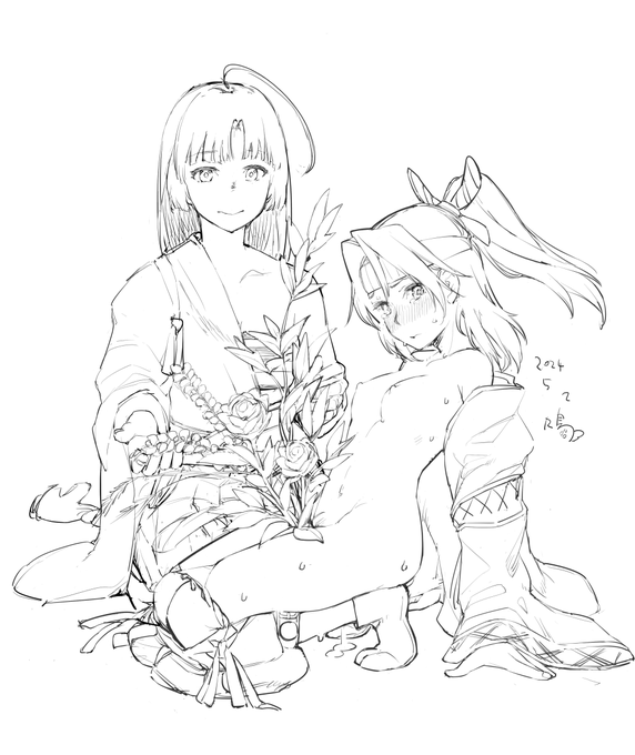 生け花とは風雅ですなぁ。。。 