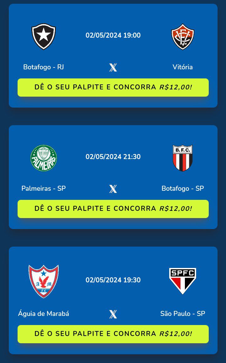 Palpite grátis de hoje:

🍀 gratis.pixbet.com/_/WD6I2Q

💰💰💰

Grupos pra te lembrar sempre que tiver apostas grátis:

t.me/apostagratisto…

chat.whatsapp.com/IzKjMhFp8Ue19Y…