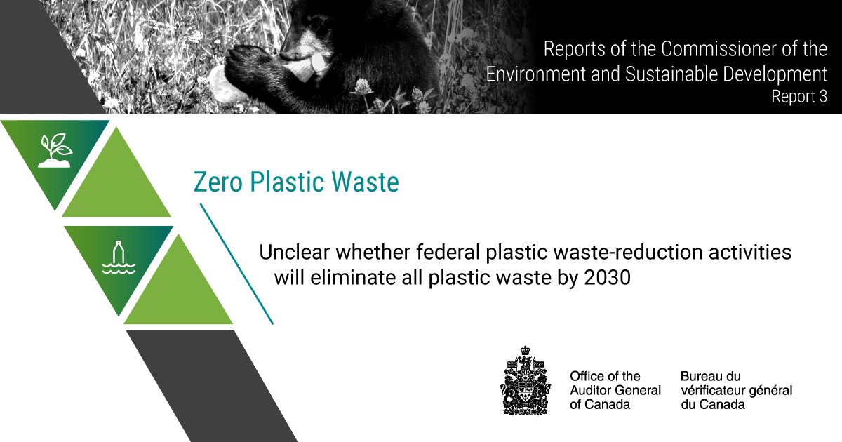 All the organizations had begun implementing waste-reduction activities, but a lack of information needed on plastic waste did not allow them to know whether their activities would achieve their goals. ow.ly/3nUj50RuH7x #CdnPoli