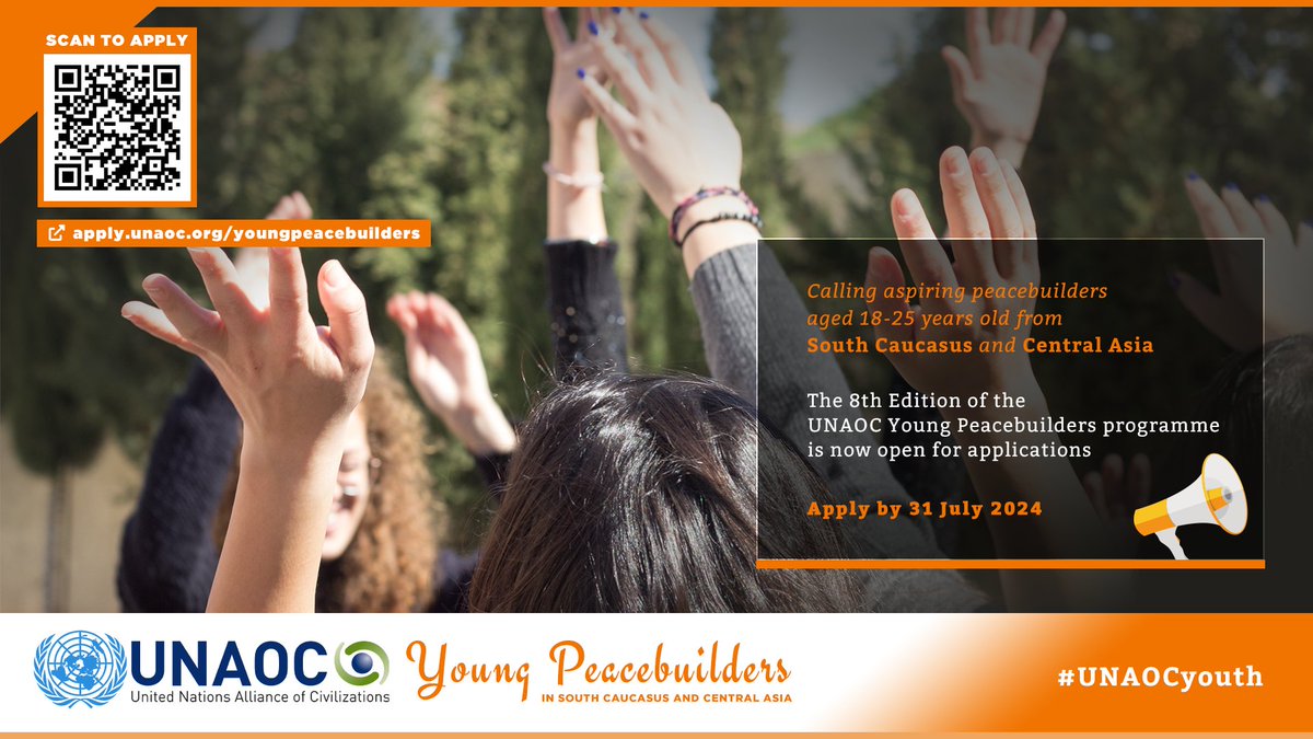 🤔#DYK: UNAOC Young Peacebuilders supports the growth of networks of young peacebuilders who are equipped with the tools to address negative stereotypes, prejudice & polarization in order to build more inclusive & peaceful societies.🕊️ 

🔗Learn more:
unaoc.org/2024/05/young-…