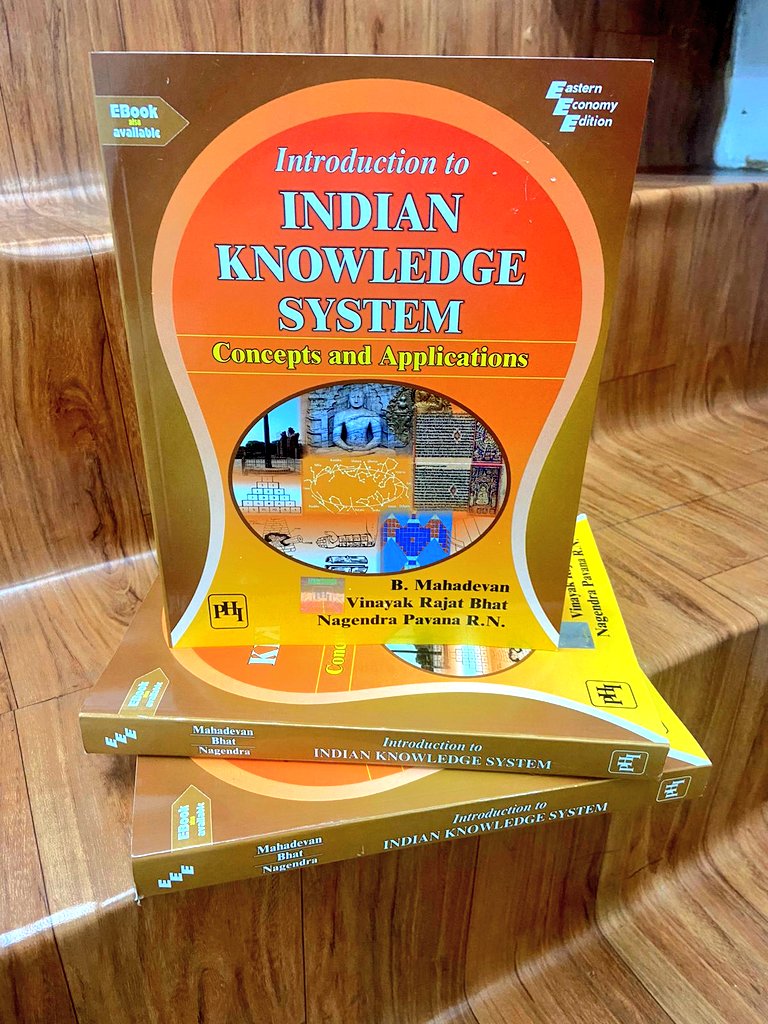 #MayWithPI. Flat 15% Discount.
Presenting the much acclaimed book: Introduction to INDIAN KNOWLEDGE SYSTEM (Concepts & Applications) by Mahadevan, Bhat & Nagendra Pavana, published by @philearning.
#PIRecommends #BuyFromPI
Order👉padhegaindia.in/product/introd…