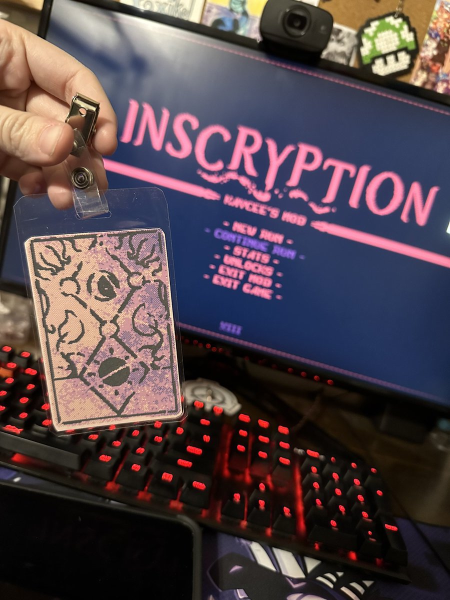 ✨ Inscryption Card Badge Raffle ✨

⭐️ 1 winner will receive a custom Inscryption Card Badge! (+free shipping)

⭐️ Follow, RT this tweet, and post your reference in the comments to enter

⭐️ Ends of May 10th