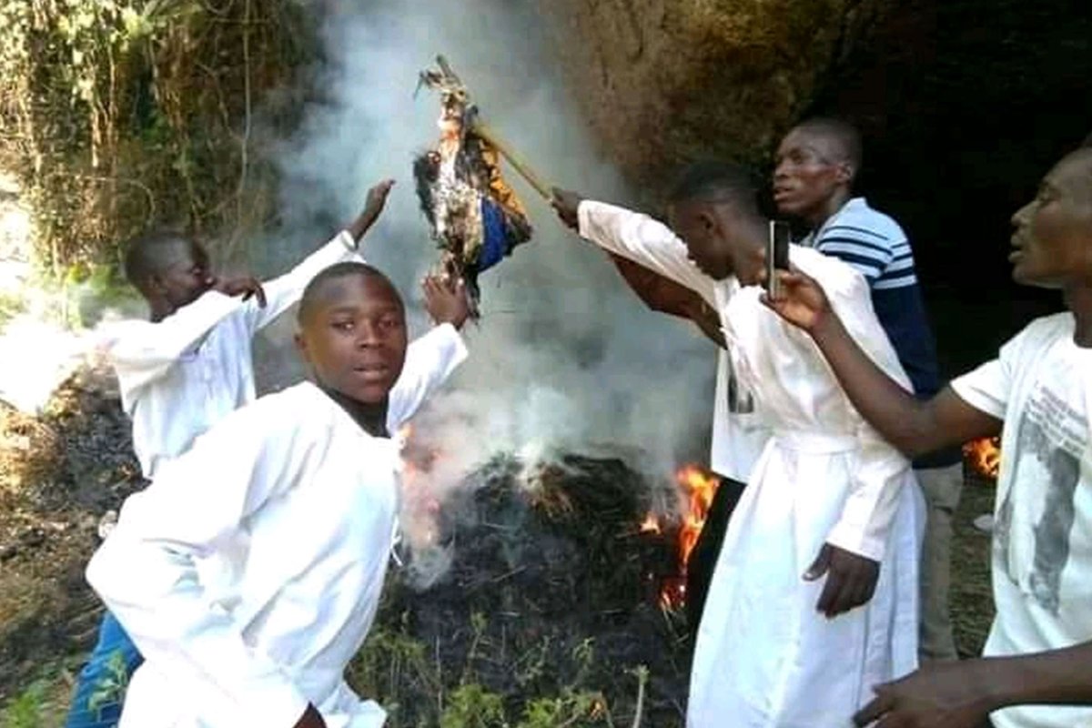 #TheFeatureStory On #TheEveningSwitch 

Cult rejects upcoming national census.

The Enjiri cult members claim that government
programmes are computerized and linked to a satanic
Biblical figure 666.

What should be done to such individuals??