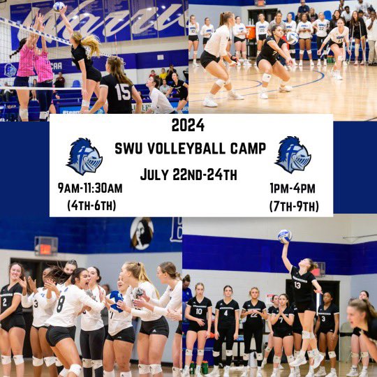 Does your child love volleyball? Does your high school student want to fine tune their skills on the court? Check out awesome options for volleyball camps by visiting swuathleticscamps.com We can’t wait to see you there #teamswu #ncaad2 #conferencecarolinas