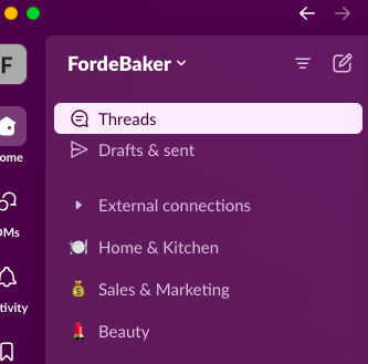 TomBaker_84's tweet photo. Hey @SlackHQ new design makes me think I constantly have new threads to read 🤦‍♂️ https://t.co/Et87wyec1I