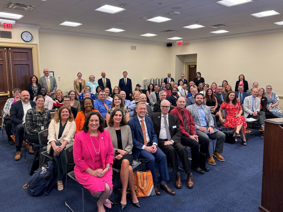 Deputy Secretary Cindy Marten addresses over 50 educational professionals who are on Capitol Hill to talk to policymakers about artificial intelligence, privacy, cybersecurity, education funding, and the homework gap.  #EdTech2024  @ISTEofficial  @SETDA @CoSN