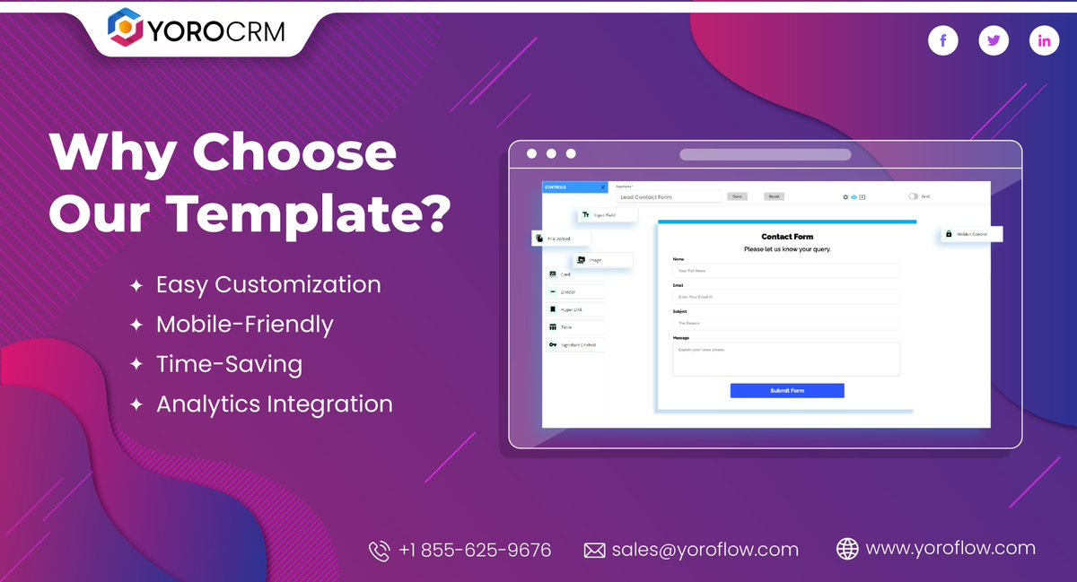 👉 Looking to skyrocket your leads and fuel your business growth?

Our ready-to-use Lead Generation Form Template is here to simplify the process.

Simply download our template and personalize it: yoroflow.com/lead-generatio…

#YoroCRM #nocodeplatform #leadgeneration #CRMplatform