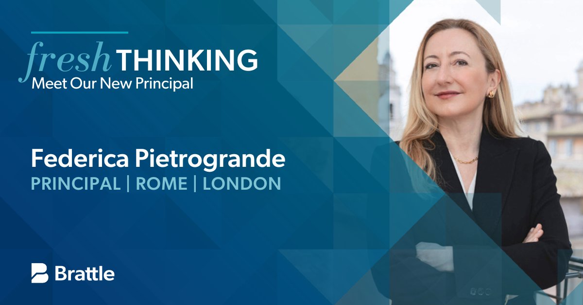 “With her wealth of global experience and proven expertise in navigating complex business & financial transactions and restructuring & insolvency matters, Federica will be a tremendous asset to Brattle’s clients.” – Torben Voetmann, President & Principal. bit.ly/3UoTKmD