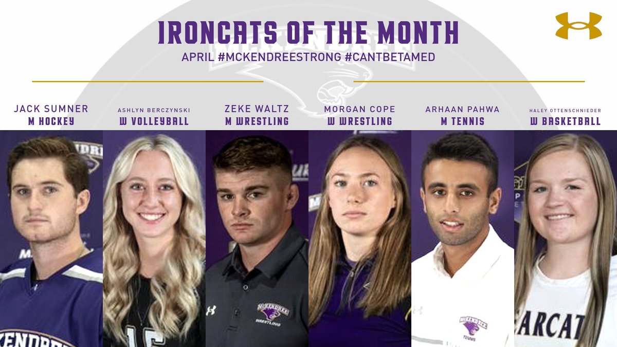 IRONCATS OF THE MONTH‼️ These Bearcats put in consistent hard work throughout the month of April to earn Athletic Performance IronCats of the Month. Continue to be consistent, push one another, an keep up the hard work! Energy and effort never goes unnoticed. #McKendreeStrong💪