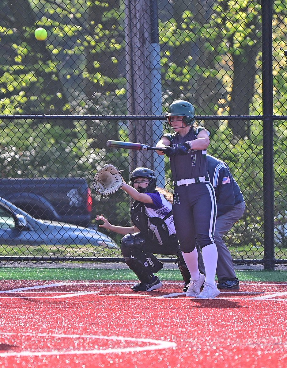 A big ground rule double during the 4-run top of the 7th to put the game out of reach. @RRocketSoftball