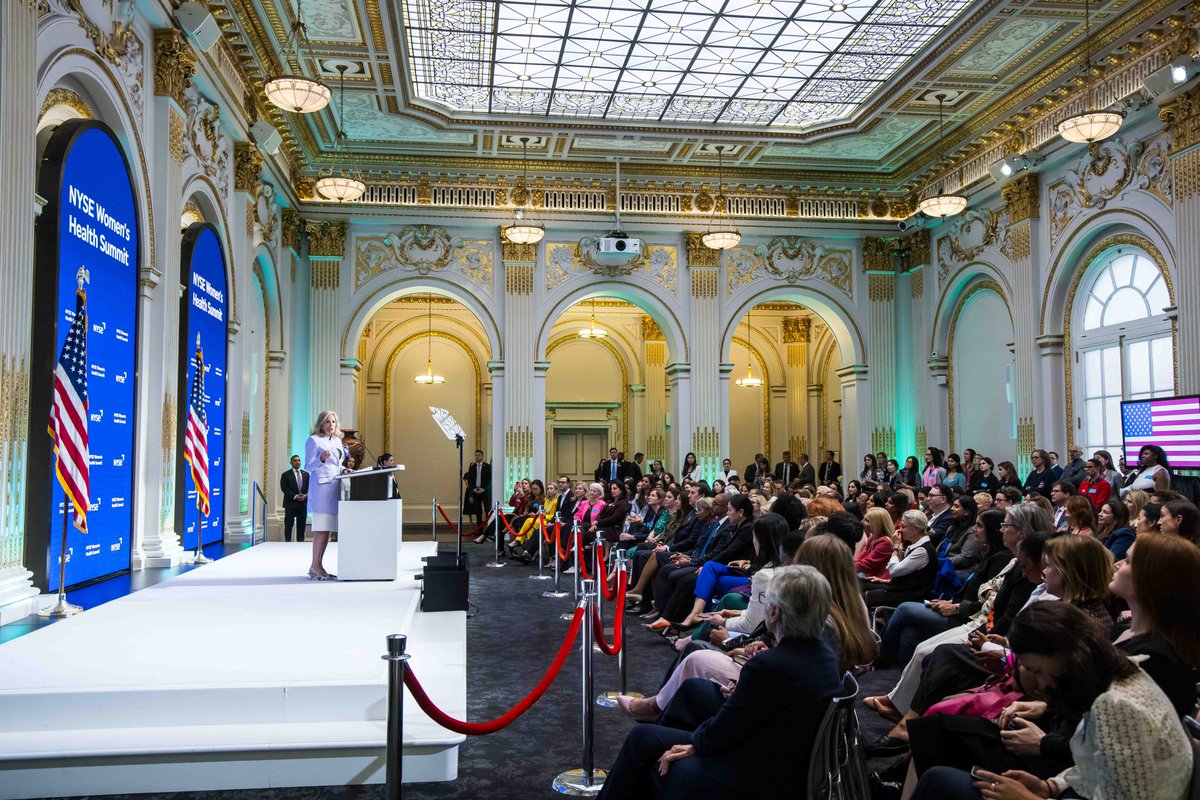 The NYSE proudly welcomed Dr. Jill Biden, First Lady of the United States, as the keynote speaker of our annual Women’s Health Summit. In her address, the First Lady called on the private and public sectors to invest in the research and development of women’s health solutions.…