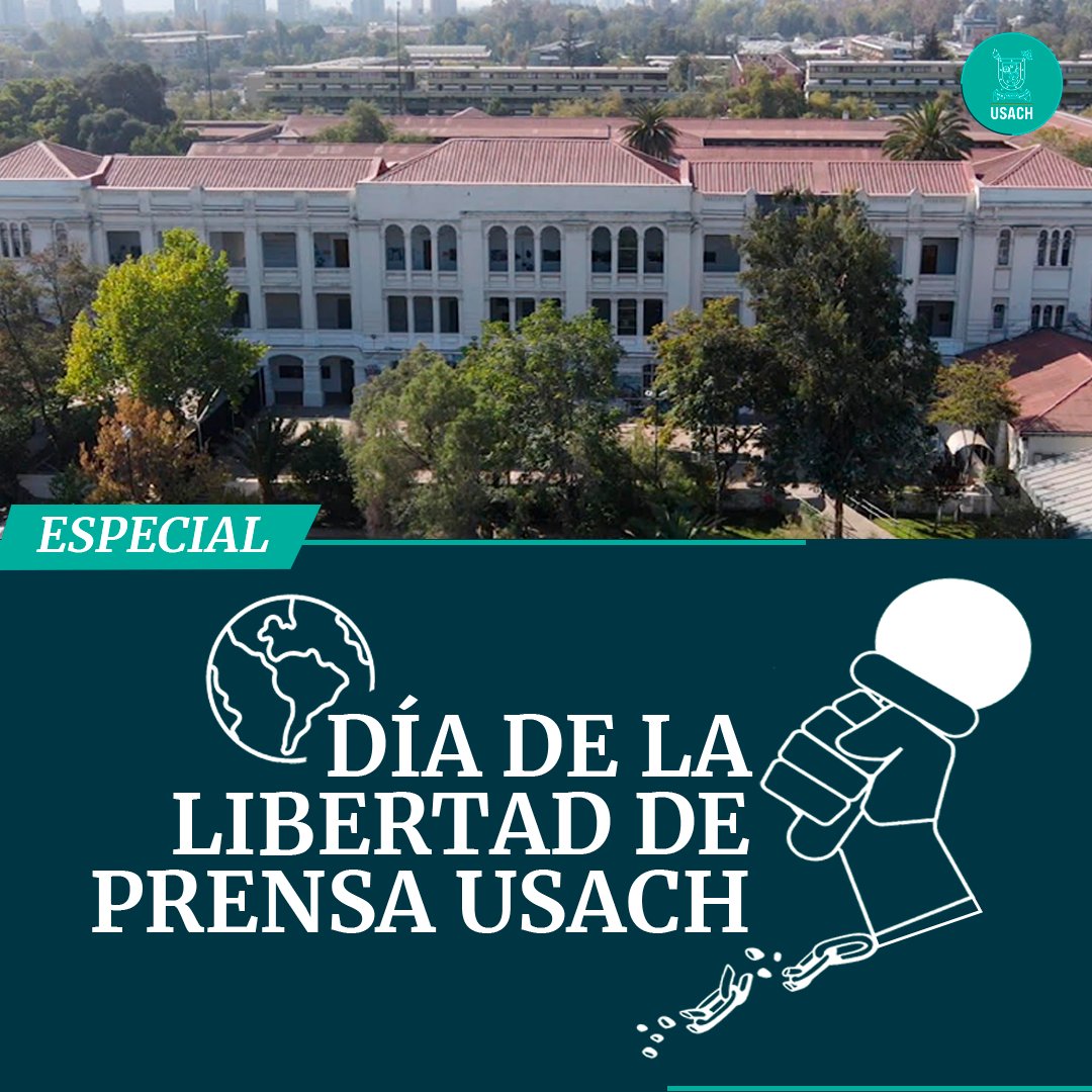 🦁🎤Como Universidad de Santiago de Chile y #MediosUsach nos unimos a esta conmemoración Día Mundial de la Libertad de Prensa, destacando la importancia que tiene el periodismo y la libertad de expresión en el acceso y la difusión de la información para nuestra sociedad.