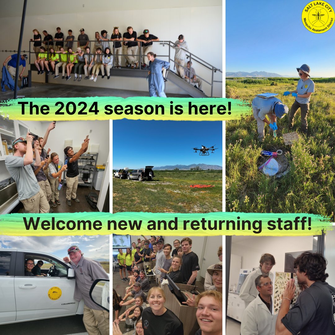 Today we are welcoming many seasonal employees into our district for the 2024 season!
Welcome back to our returning seasonal staff and welcome to our first-year seasonals!

#summerjob #mosquitoes