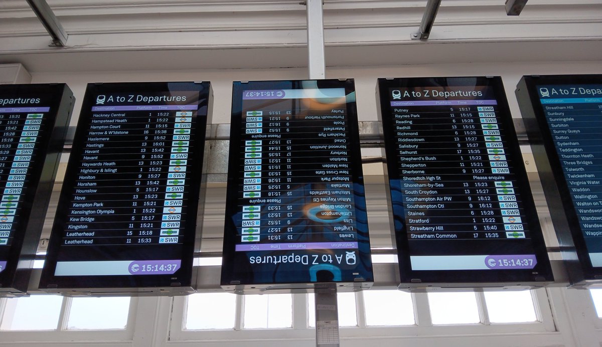 Something not quite right here. Nice try, Clapham Junction.