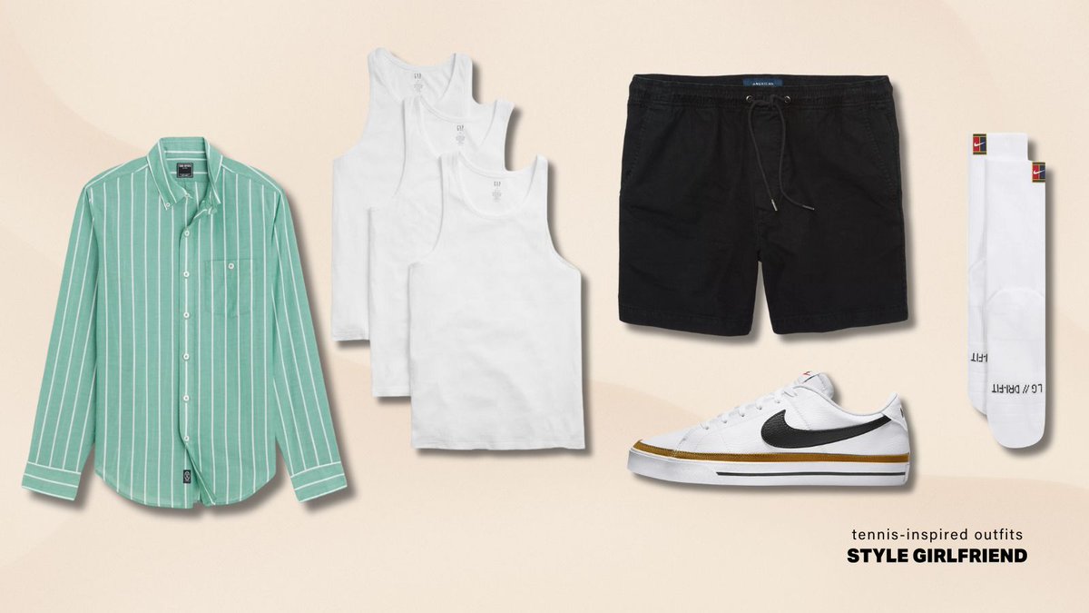 Team SG's @gabi_meyers is all in on tennis style for guys this summer: bit.ly/3wePDSf