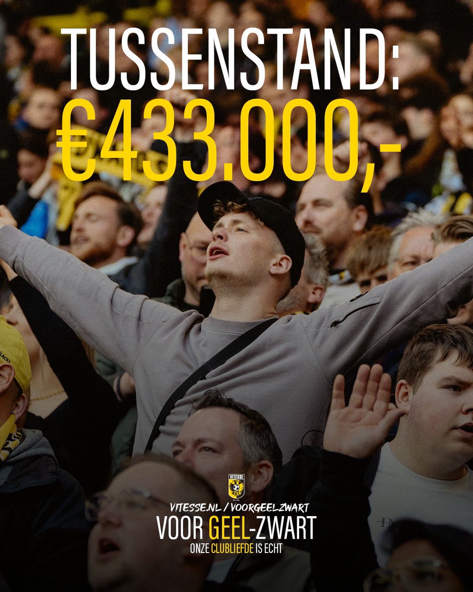 Iedereen staat op voor Geel-Zwart! 💛🖤