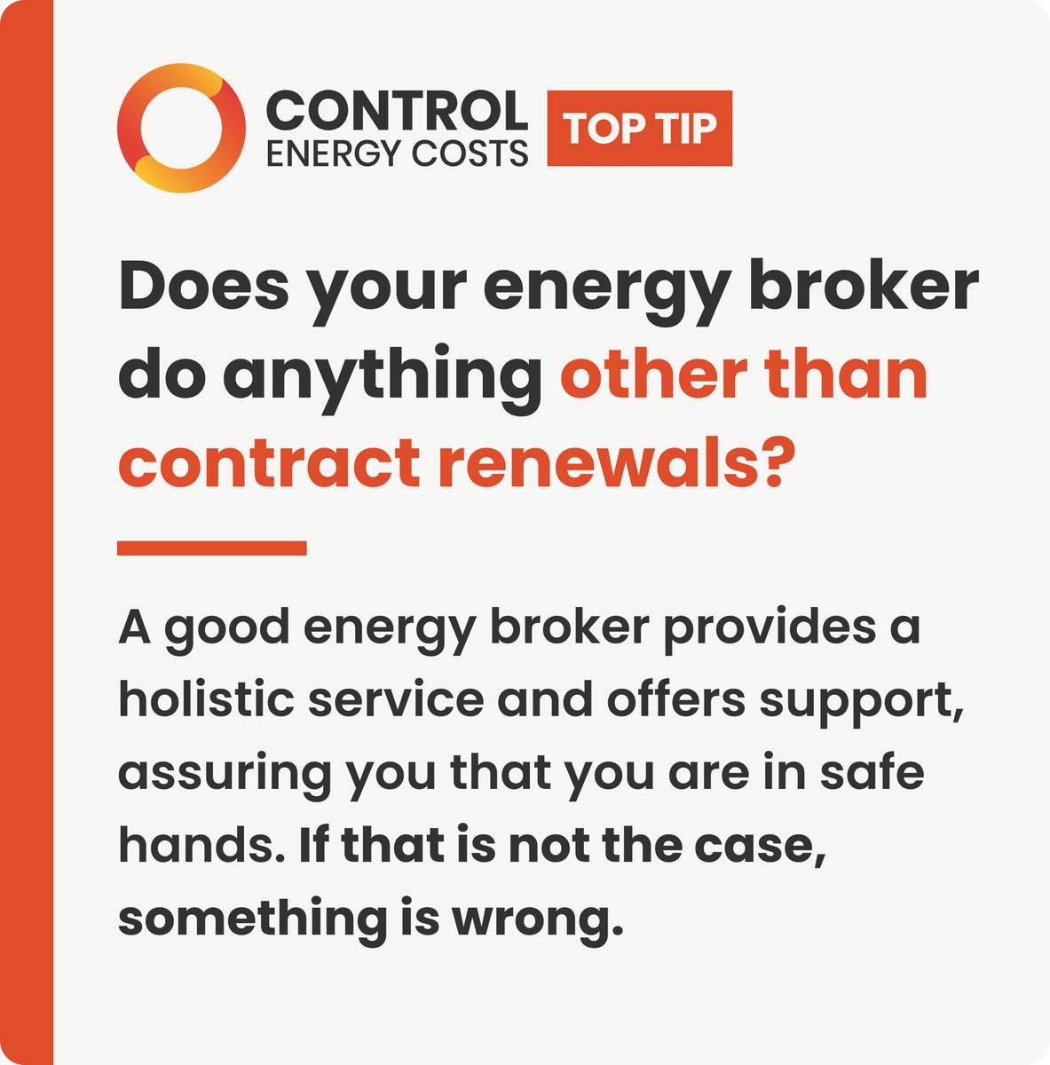 There are a number of questions we recommend you ask so that you can be assured that your energy broker is working in your best interest. 

Download our factsheet to access the full Q&A: zurl.co/R7BY 

#NetZero #EnergyConsumption #EnergyBroker #Factsheet #Commission