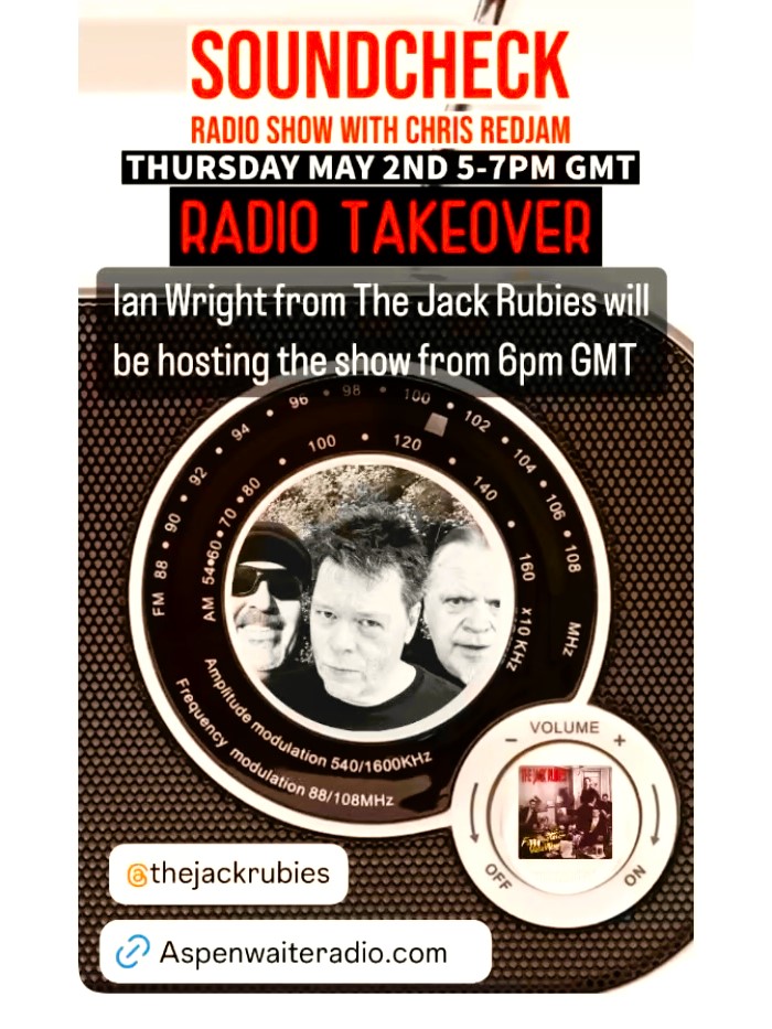 TODAY! 10AM PACIFIC - 1PM EASTERN - 6PM UK Ian spins some delicious tracks for your listening pleasure! Tune in Pop Kids! NOT ARF!! aspenwaiteradio.com #thejackrubies #aspenwaiteradio @chrisredjam @StirBig