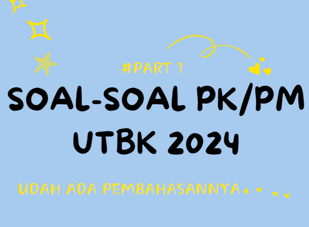 idschool_net's tweet photo. Kumpulan Bahas ✨DUGAAN✨ Soal UTBK 2024 untuk Sub Tes PK/PM yang Bersliweran https://t.co/5J8ChTJlPx