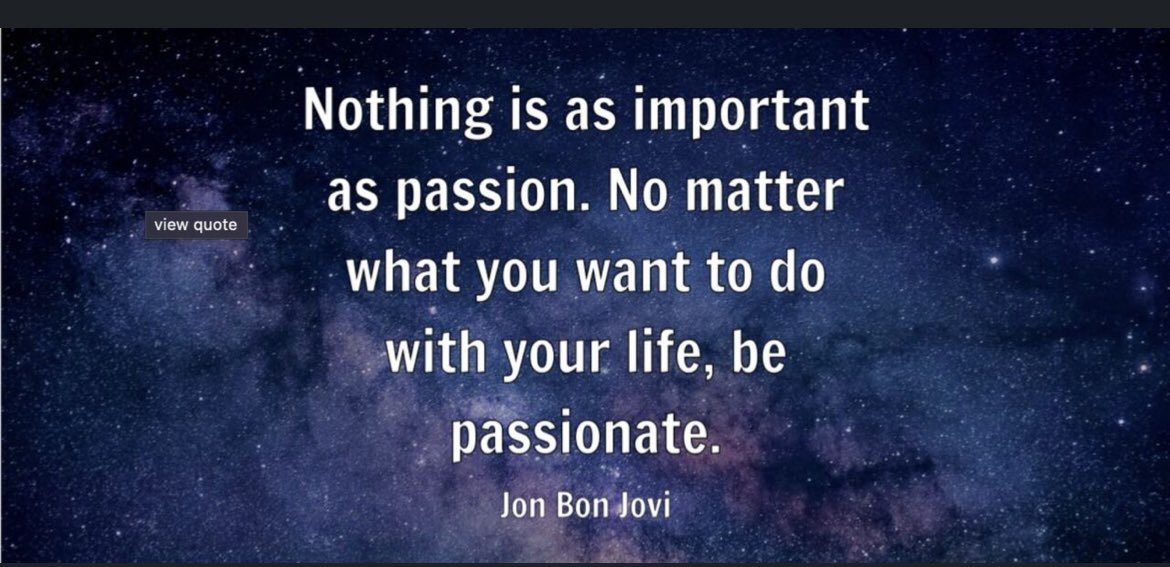 I have always been a big music fan, and I came across this quote this morning from one of my favorite artists @BonJovi Love this! #music #arts @GlobalLighthou3 @MGuerin16
