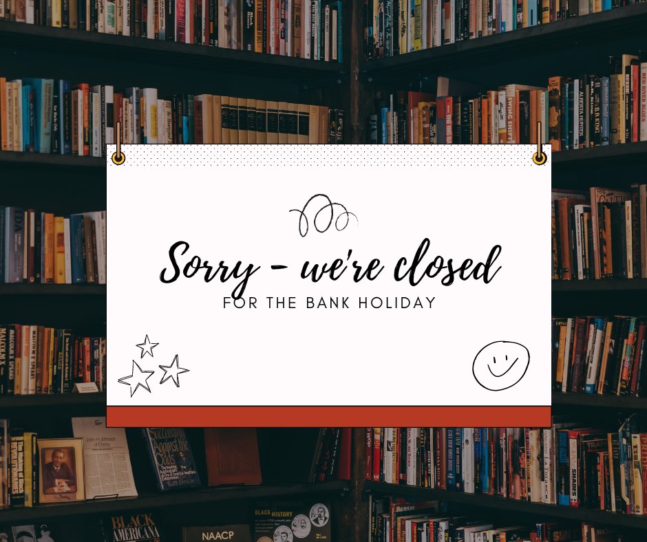 Don't forget that all our libraries are closed today for the Bank Holiday. Normal opening hours will resume from Tuesday 7th May onwards. In the meantime, you are still able to use our BorrowBox app for eBooks, eAudiobooks, eMagazines and eNewspapers, all for FREE!
