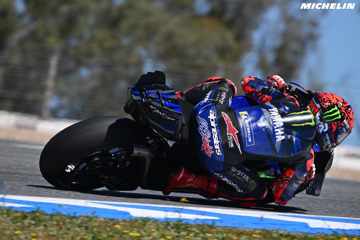 @FabioQ20 #JerezTest 🇪🇸: #FabioQuartararo #クアルタラロ ※ミシュランさんのflickr公式ページには、車体に視点を置いた画像がたくさん掲載されています↓

📸: Michelin Motorsport (29/4/2024) flickr.com/search/?user_i…
※RTのアームパンプに関する記事もチェックしておきましょう⤵︎