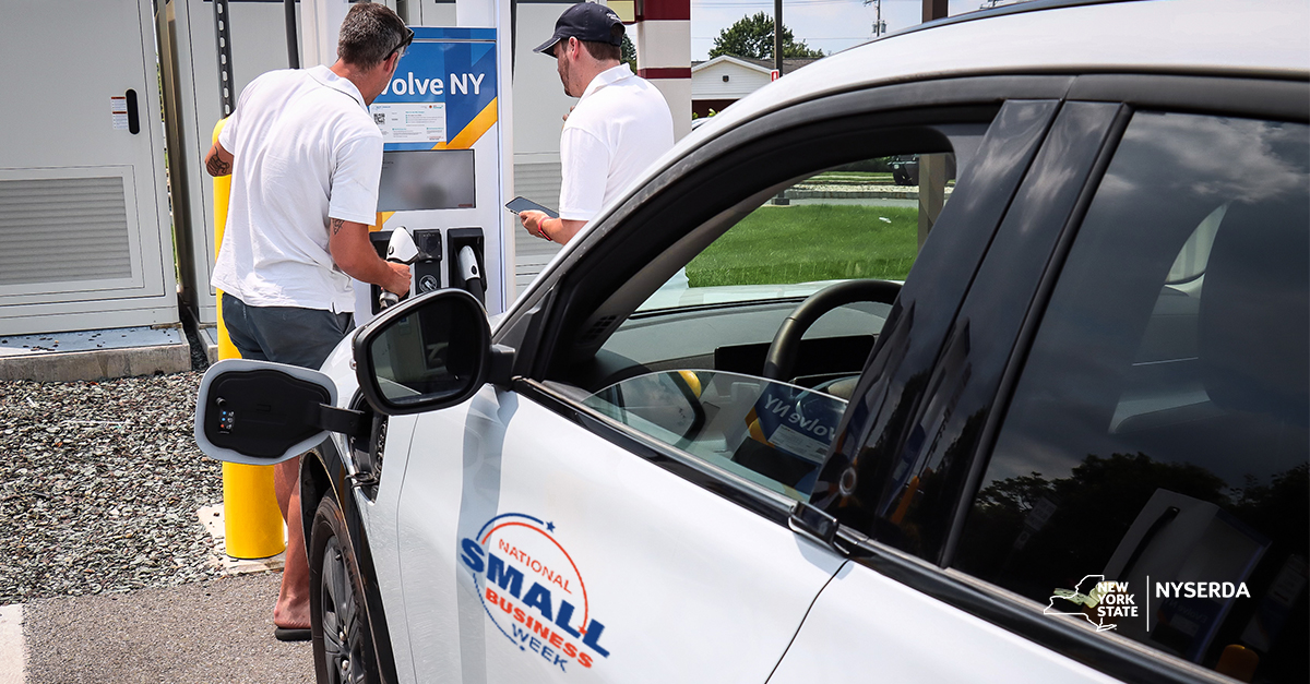 This Small Business Week consider the benefits of installing EV charging stations at your business. Attract EV owners by making your business a convenient stop. Reduce the cost of installing EV charging stations through the Charge Ready NY 2.0. on.ny.gov/3QkSdwO
