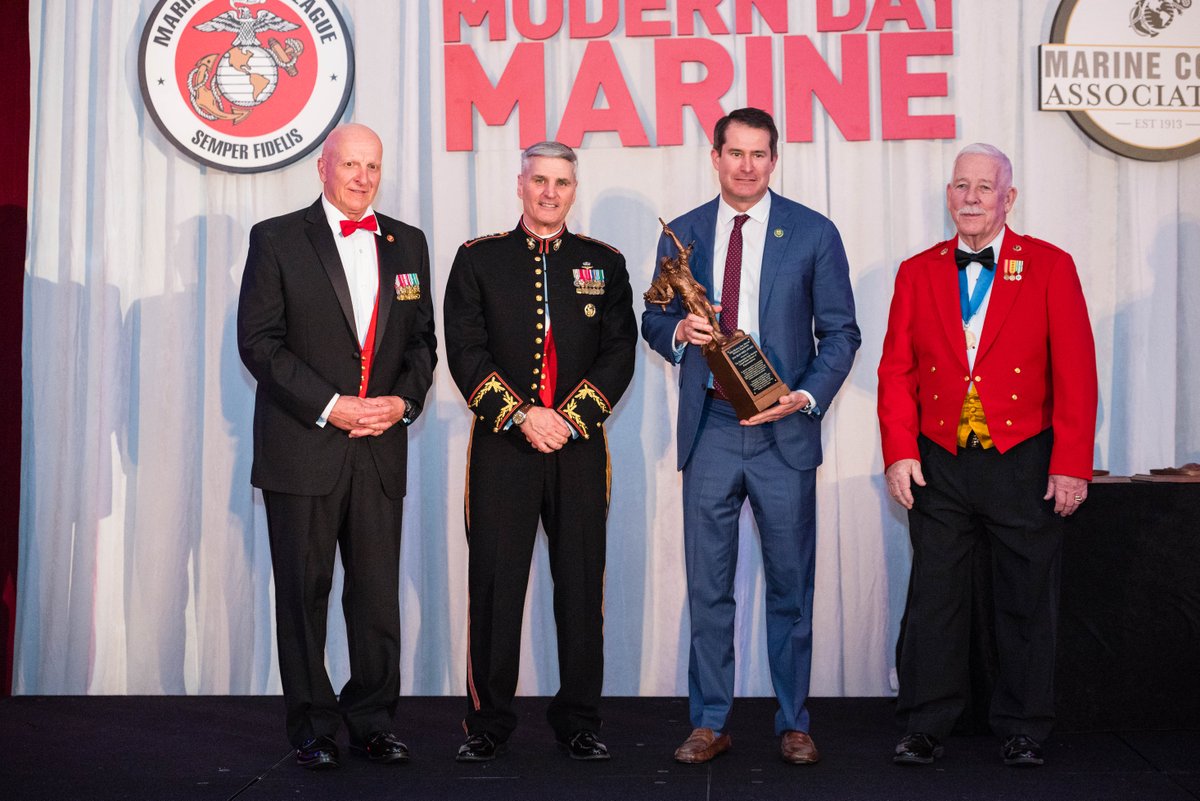 Congrats to 2024 Iron Mike Award Recipient The Honorable Seth Moulton who was recognized at last night's Grand Gala & Awards Ceremony. Read more about his achievements: bit.ly/3viISyk #ModernDayMarine