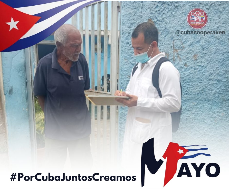 #PorCubaJuntoCreamos 
#CubaPorVida