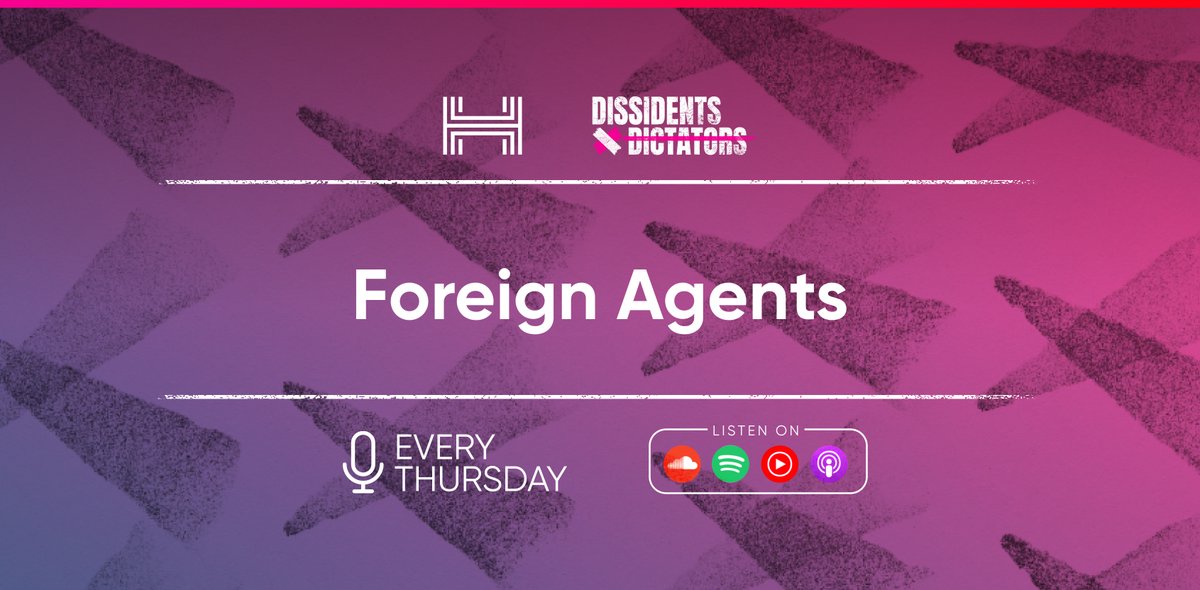 1/ What do Michael Bublé, Moscow/Beijing, and foreign lobbyists have in common? They're all talked about in a new #DissidentsAndDictators episode!

@cjcmichel & @elishamaldonado chat about Casey's new book, 'Foreign Agents,' which covers all the ways dictators use lobbyists in…