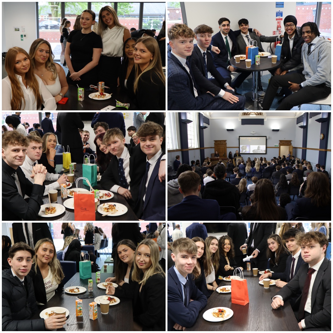 Year 13 enjoyed their final day in Sixth Form today. Here's to a bright future filled with success and endless possibilities. 🦢 #BGSY13 #ALevels #College #Classof2024💙