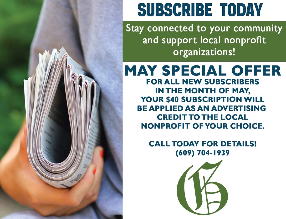 📰 Stay connected to your community and support a local non-profit of your choice this May with The Hammonton Gazette!  It's a win-win! 🎉 Call us today at 609-704-1939 to learn more and subscribe. Let's make a positive impact together!  #CommunityConnection #HammontonGazette