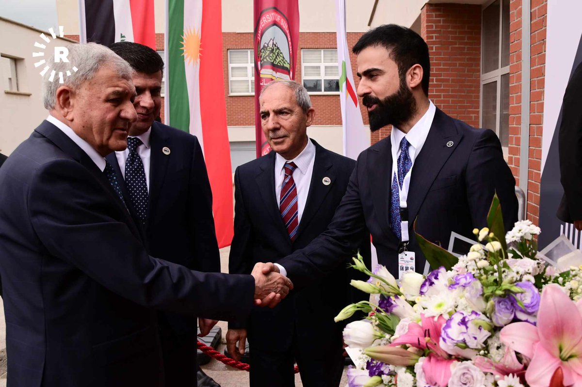 Iraqi President Abdul Latif Rashid on Thursday attended the Kurdistan Health Summit in at Sulaimani province. 📸: Bilind T. Abdullah/Rudaw