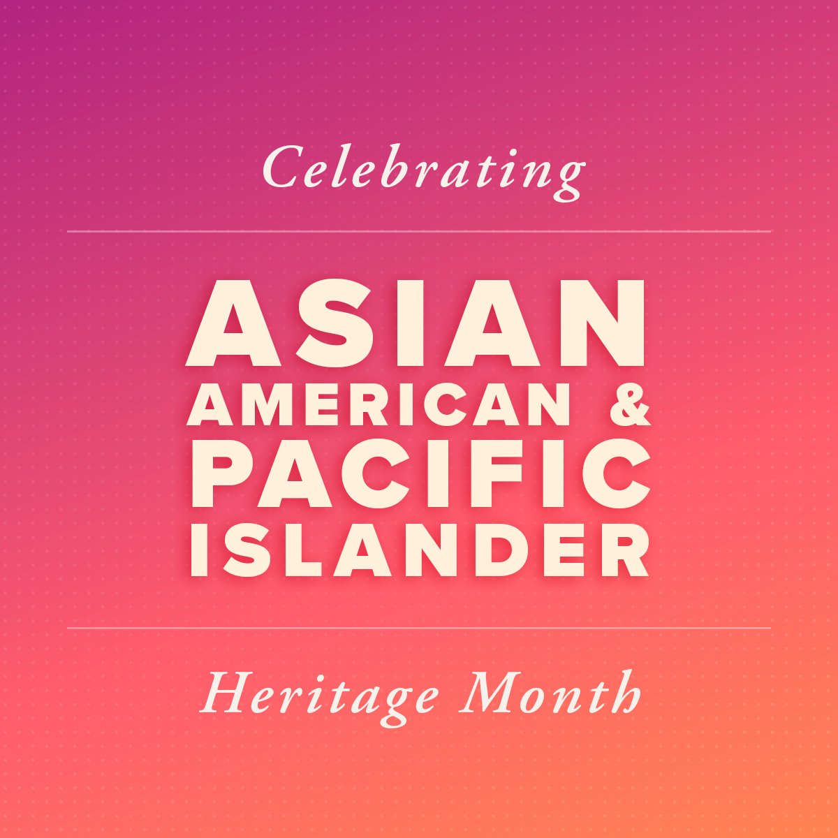 As a voice for Georgians in every corner of our state, I’m so proud to represent our vibrant Asian American & Pacific Islander communities. This #AAPIHeritageMonth and every month, we celebrate and uplift our AAPI brothers and sisters all across Georgia and our country!