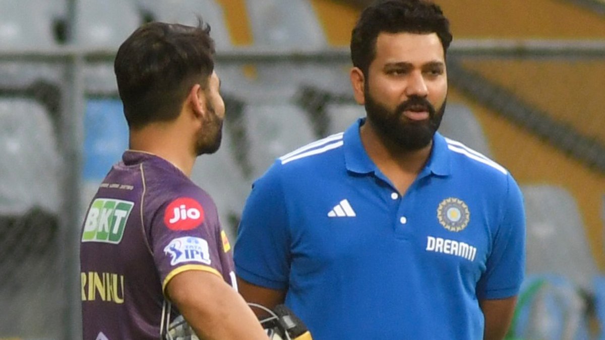 'Always keep...'

Rinku Singh spotted talking to Rohit Sharma ahead of MI vs KKR match 

READ: toi.in/9kpZ1Y/a24gk

#RinkuSingh #RohitSharma #T20WorldCup2024 @rinkusingh235 @ImRo45 #MIvKKR