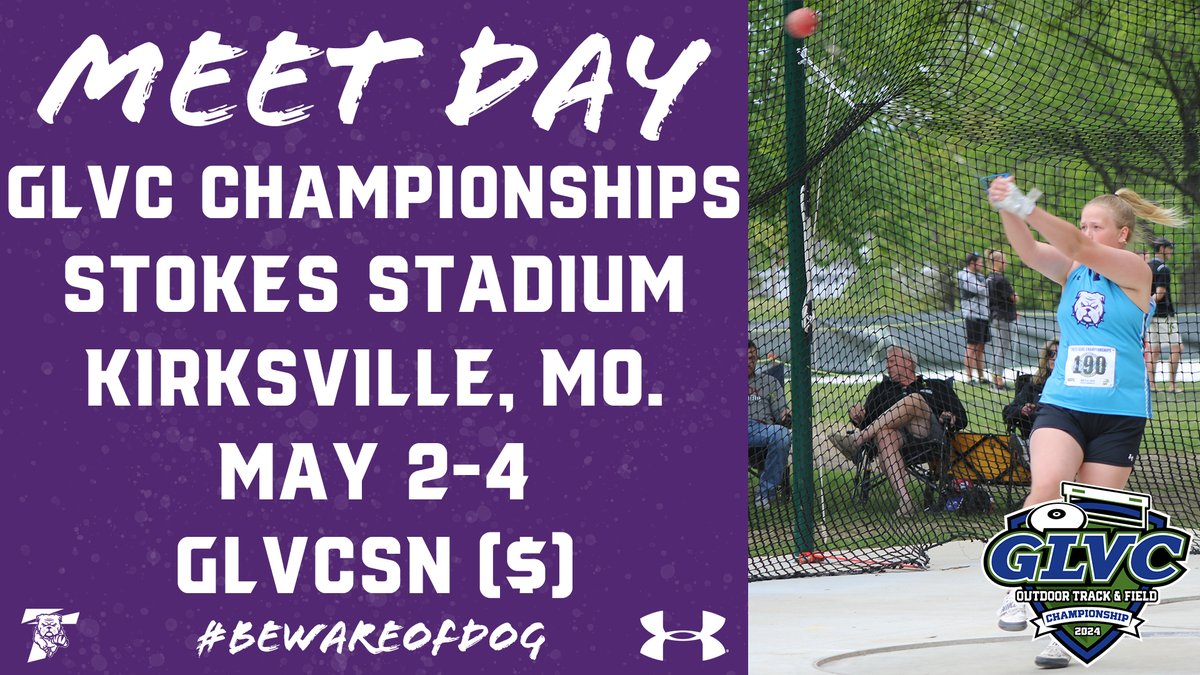 👟 Meet Day! 👟 @TrumanTFXC hosts the @GLVCsports Outdoor Track & Field Championships. 📅 May 2-4 📍 Stokes Stadium - Kirksville, Mo. 📺 ($) glvcsn.com 📊 liveresults.trxctiming.com Schedule: trumanbulldogs.com/documents/2024… More information: trumanbulldogs.com/news/2024/5/1/…