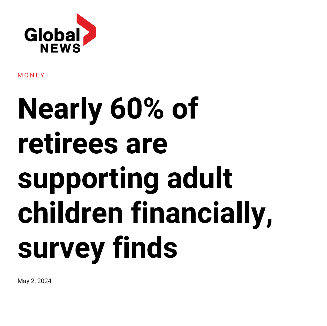 After 9 years of Trudeau, more than half of Canada's retirees are giving money to their adult, working children because they can't afford to eat, heat & house themselves. Justin Trudeau is not worth the cost. globalnews.ca/news/10462558/…
