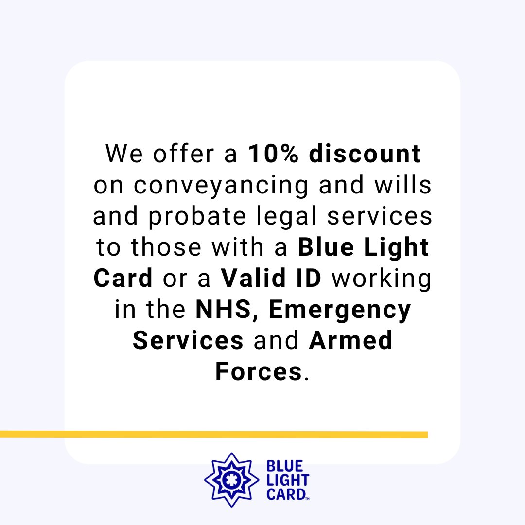 Levi Solicitors appreciate the hard work that goes into working in the NHS, emergency services and armed forces. , So we're delighted to work with the @bluelightcard scheme who offer discounts to those working in these sectors. For more information visit levisolicitors.co.uk/news/10-discou…