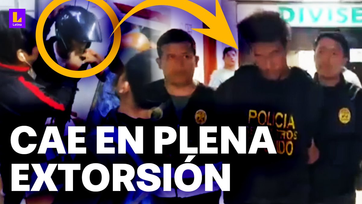 🚨 El Agustino: Capturan a extorsionador cuando cobraba cupo en botica. #VIDEO ➡️ youtu.be/lrGkPYmDkmg 📲🖥️ Suscríbete a nuestro canal de YouTube. #LatinaNoticias