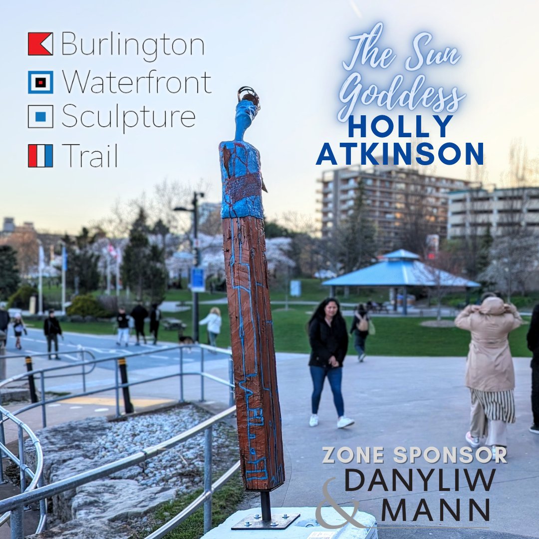 The Sun Goddess combines a hundred year old wood beam and a cement/fabric torso representing the goddess of the sun, created by Holly Atkinson.
See this piece along with over 30 others on the Burlington Waterfront Sculpture Trail: bwst.ca/the-trail #bwst2024 #BurlOn #HamOnt