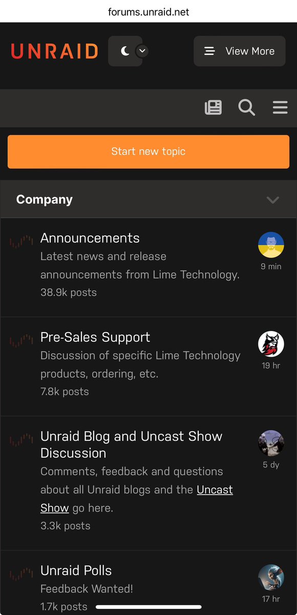 UnraidOfficial's tweet image. A cleaner, faster, more secure #Unraid forum experience is here 

forums.unraid.net/topic/164019-u…