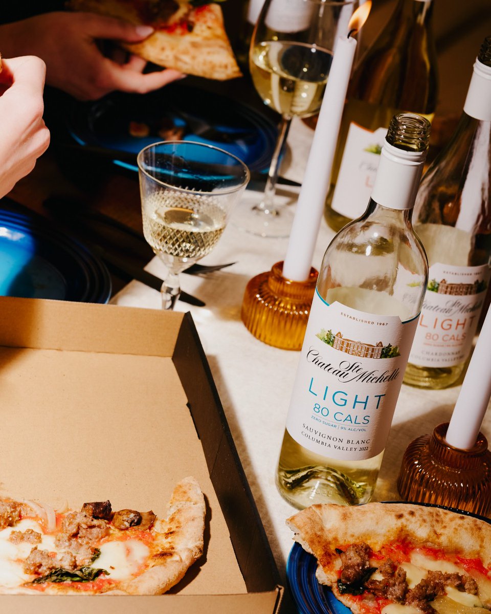 Enjoy Chateau Ste. Michelle Light with good friends, good music and good food. Find this wine near you or get it delivered ➡️ morewine.info/3Wj12ec
