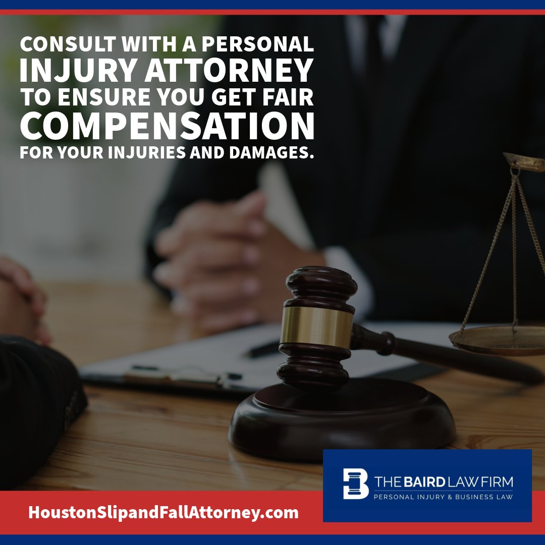 🚫 Don't settle for less!

🤝 Consult with a personal injury attorney to ensure you get fair compensation for your injuries and damages.

Personal Injury Attorney: houstonslipandfallattorney.com

#KnowYourWorth #FairCompensation #LegalAdvice #InjuryLawyer