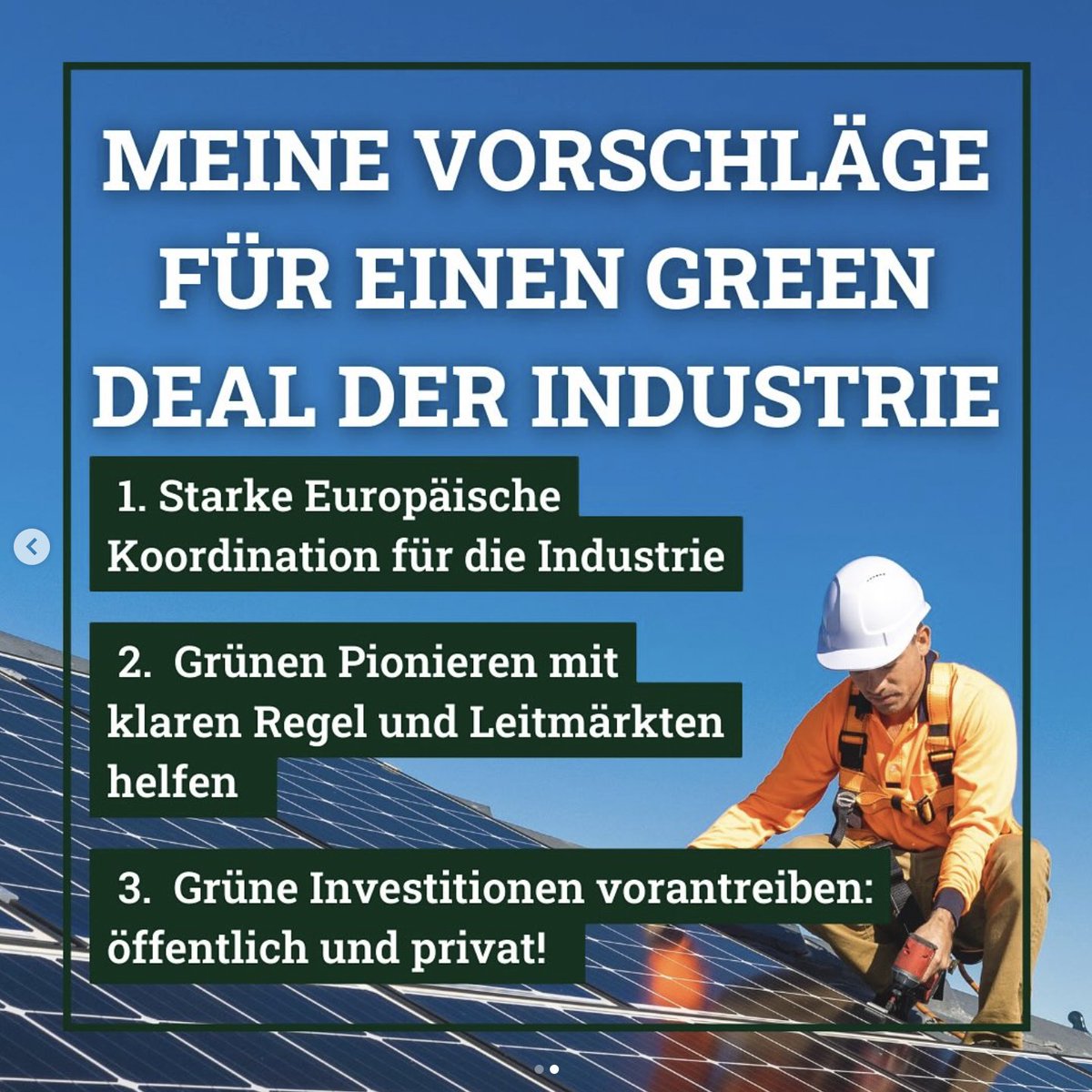 Wir müssen in Europa investieren - in E-Autos, Erneuerbaren-Technologie und Produktion, grünen Wasserstoff und Batterien. Dafür schlage ich eine grüne europäische Industriepolitik vor: michaelbloss.eu/de/presse/them…