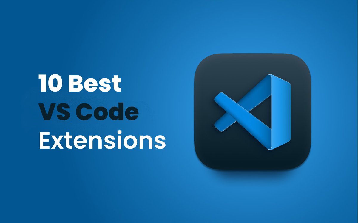 Say goodbye to manual coding!

These 10 VS Code extensions are total game-changers.

Bookmark this for later! 🚀