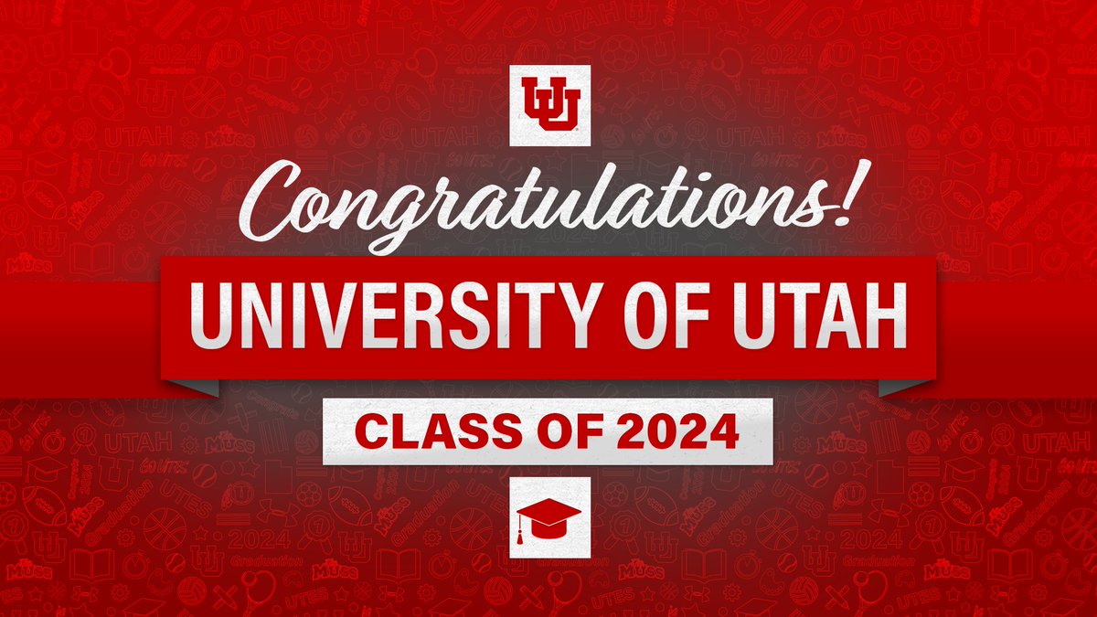 .@UUtah Commencement Includes 118 Utah Student-Athletes from all 20 Sports. 🎓🎓🎓 We're proud of you, Utes!! 📰 utahutes.com/news/2024/5/2/… #UtahGrad24 | #GoUtes